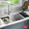 30” Workstation Kitchen Sink Undermount 16 Gauge Stainless Steel Single Bowl with WorkFlow™ Ledge and Accessories